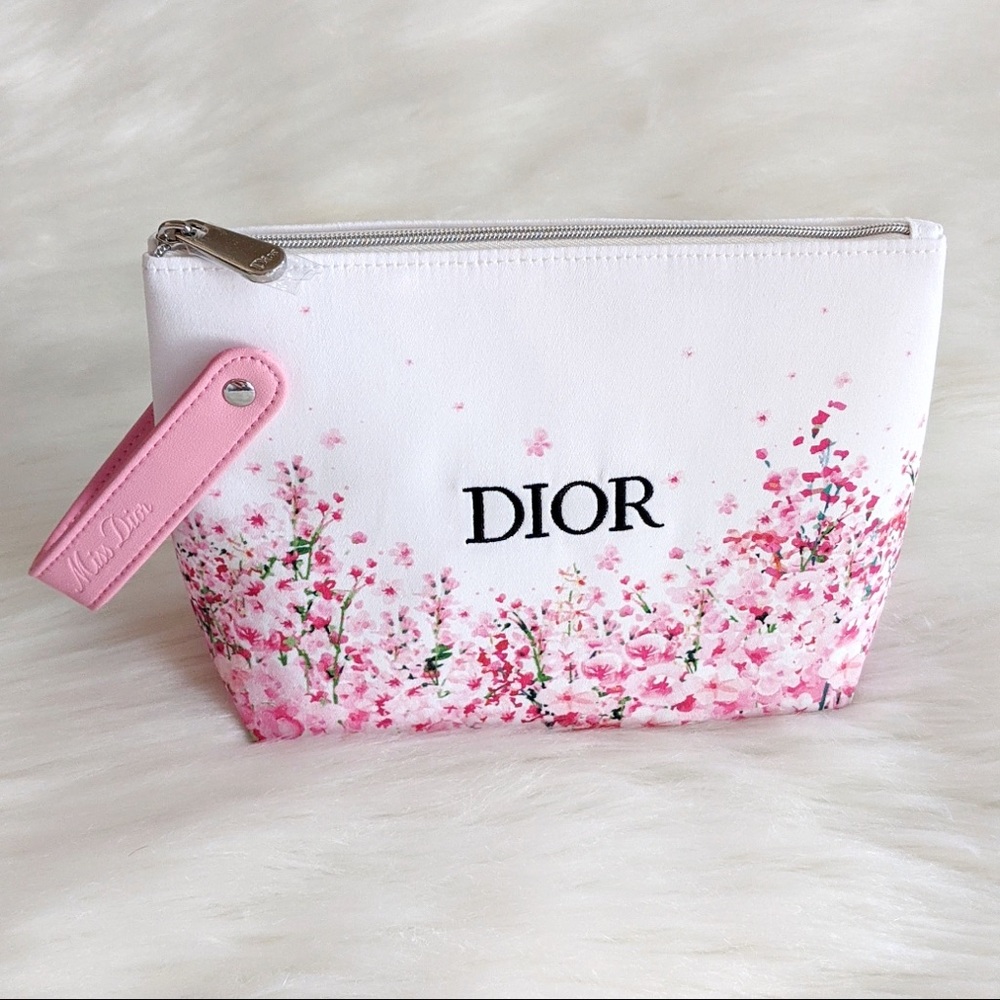 New Dior Logo Cosmetic Bag Wallet Zip Pouc…